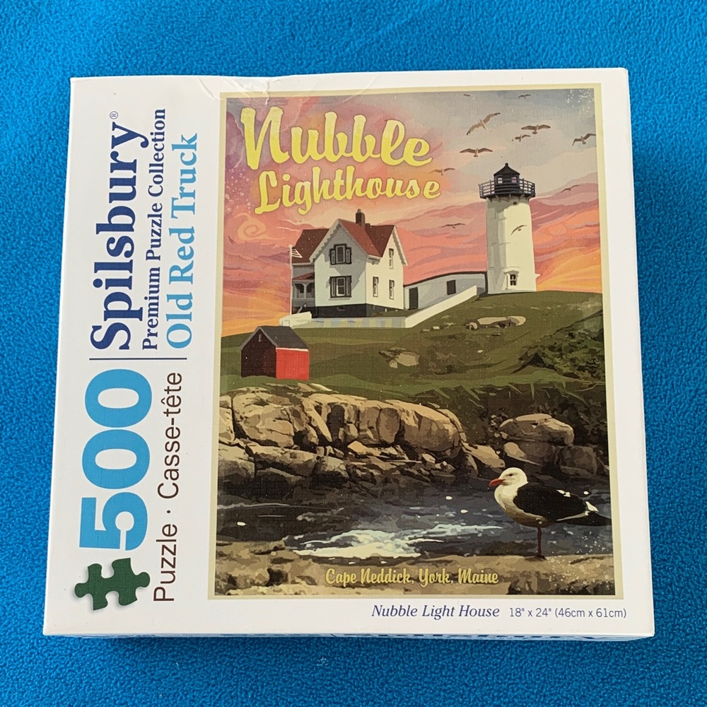 Nubble Lighthouse Puzzle - Spilsbury - 500 Piece